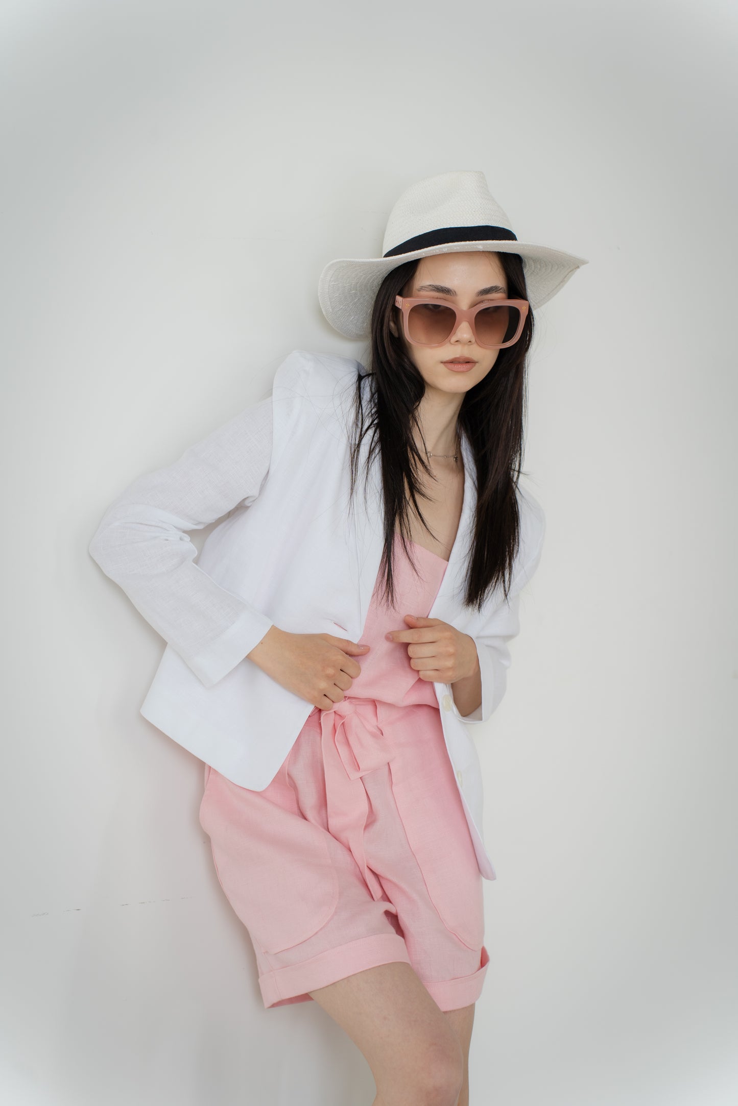 LINEN SHORTS