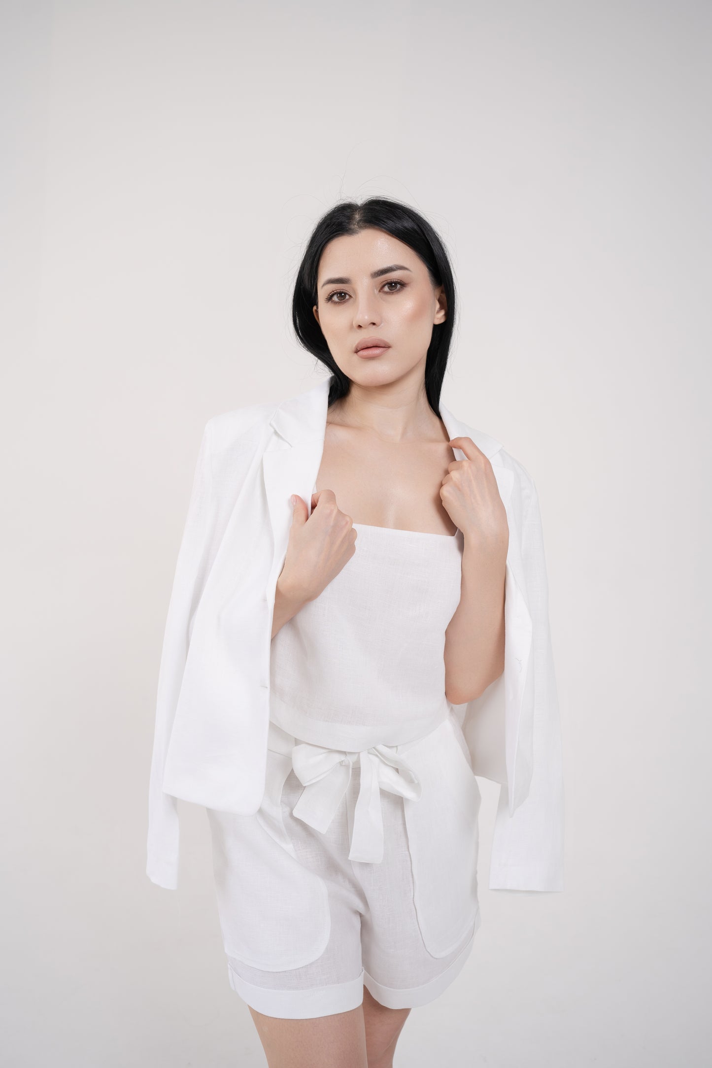 LINEN SHORTS