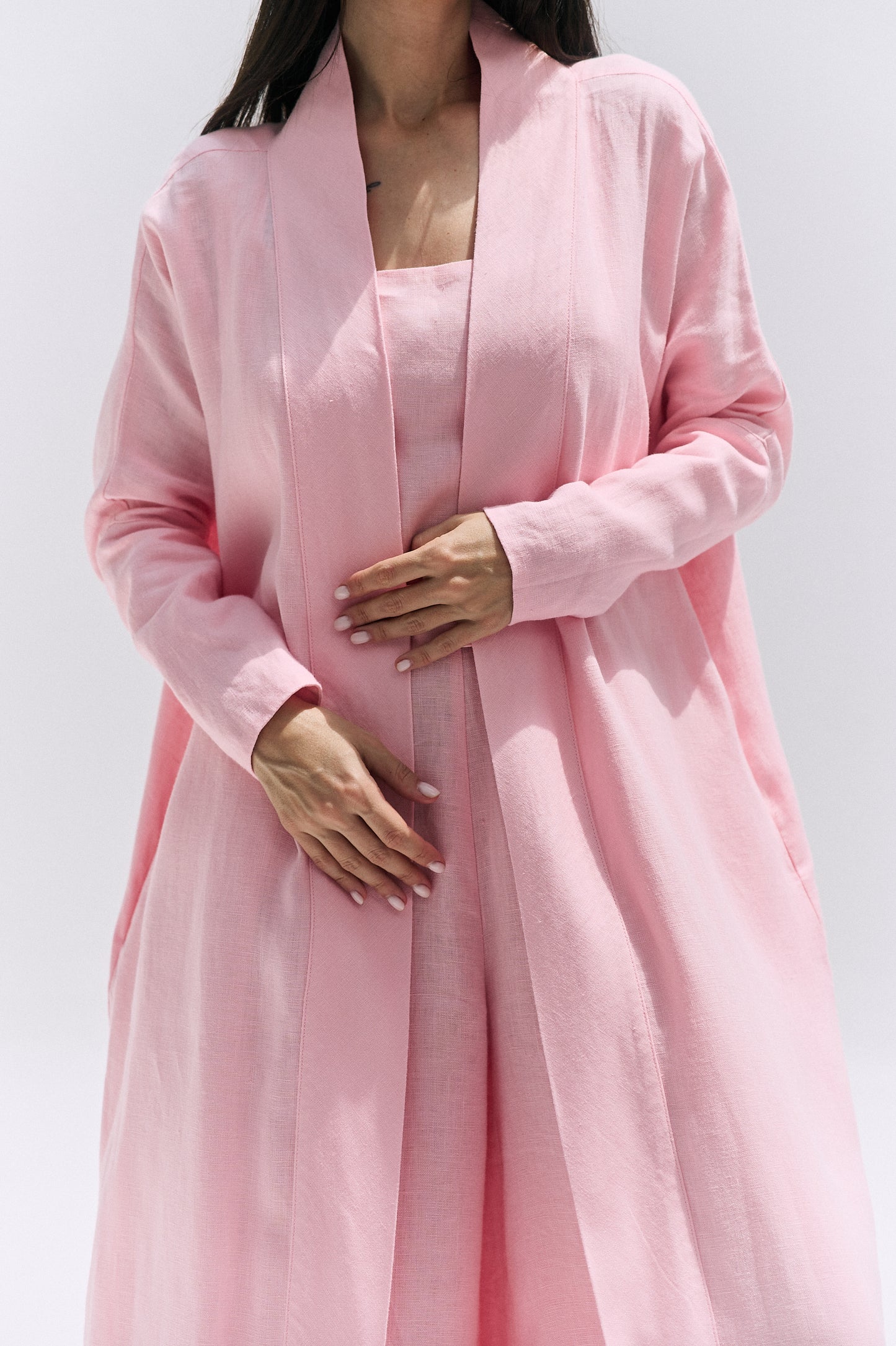 ABAYA CARDIGAN | ROSE SHADOW