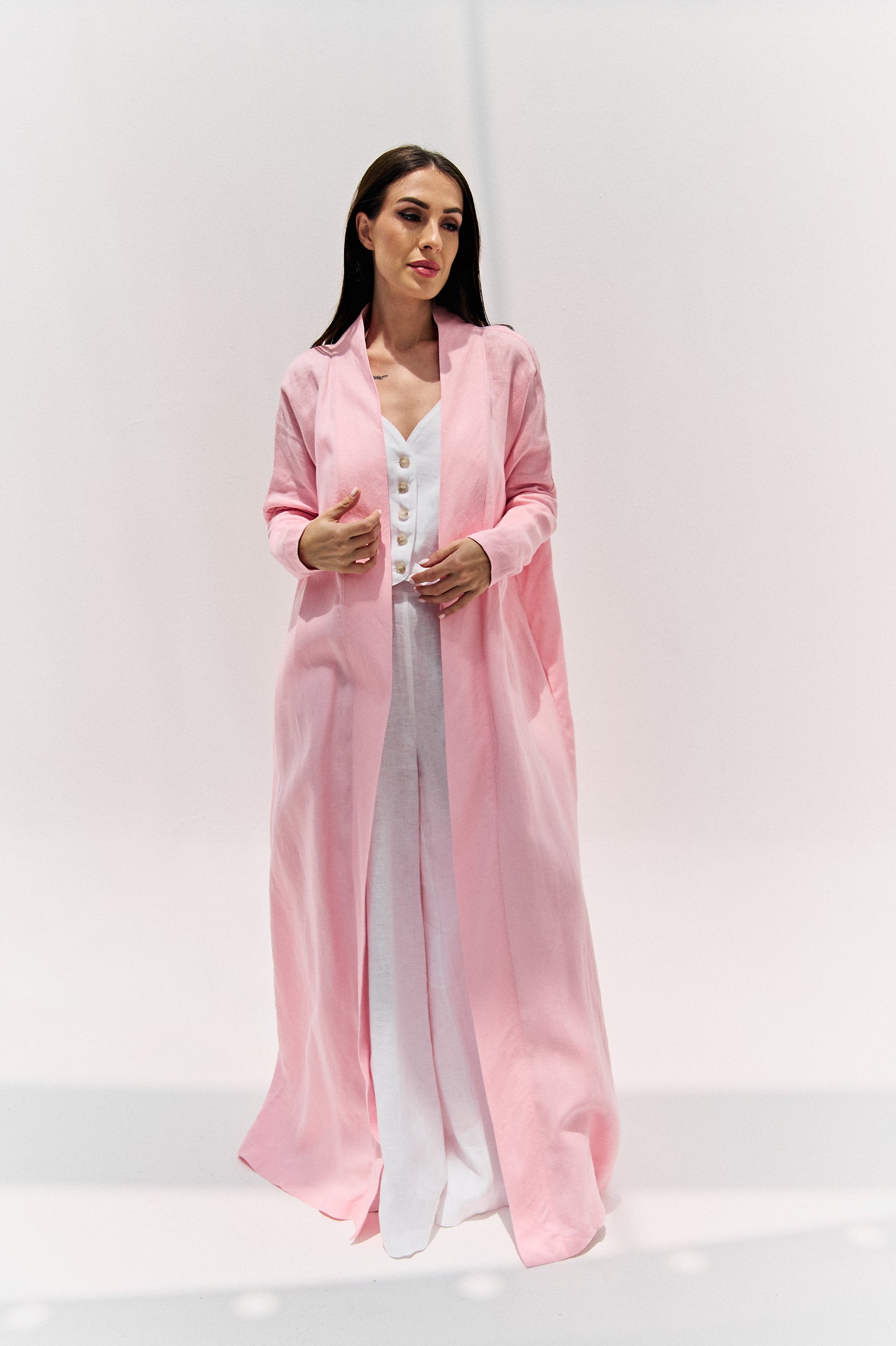 ABAYA CARDIGAN | ROSE SHADOW